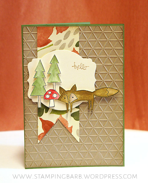 By Barbara Williams | INKspired Sketch Challenge #001 | Life in the Forest by Stampin'Up!