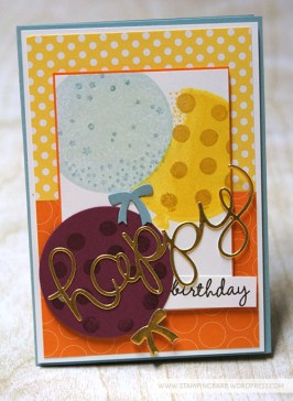 Barbara Williams | Celebrate Today and Hello You Thinlit Dies | Stampin' Up! 
