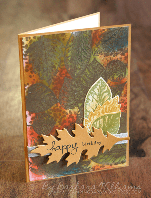 Barbara Williams Yellow Leafs front