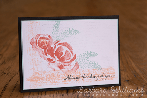 By Barbara Williams Woven Heirlooms Cling Stamp Set Stampin Up